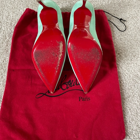 KATE Suede/Teal CHRISTIAN LOUBOUTIN - Picture 3 of 4
